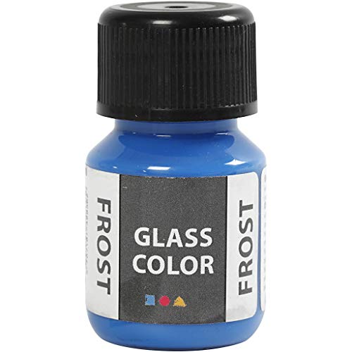 Creativ Company Glasfarbe Frost, 35 ml, Blau von Creativ