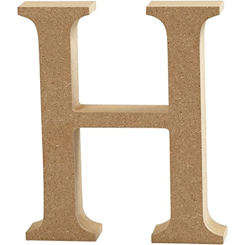 Creativ "H MDF Buchstabe, braun, 13 x 2 cm von Creativ