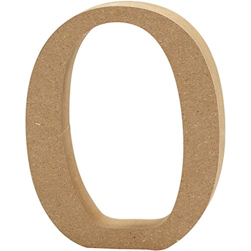 Creativ "O MDF Buchstabe, braun, 13 x 2 cm von Creativ