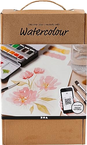 Creativ Starter Bastelset Aquarellfarben, 1 Packung von Creativ