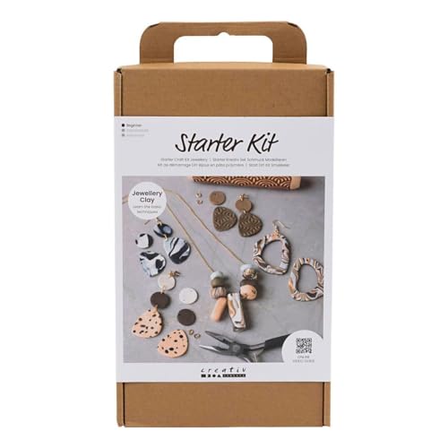 Creativ Starter Bastelset Schmuck Ton, Schmuck, 1 Packung von Creativ