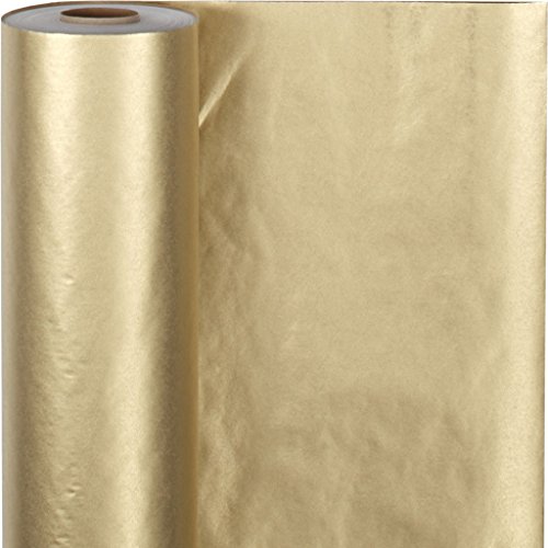 Geschenkpapier B: 50cm 60cm gold 100m von Creativ