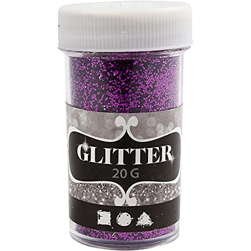 Glitzer, D: 35mm, H: 60mm, lila, 20g Glitzer, D: 35mm, H: 60mm, lila, 20g von Creativ