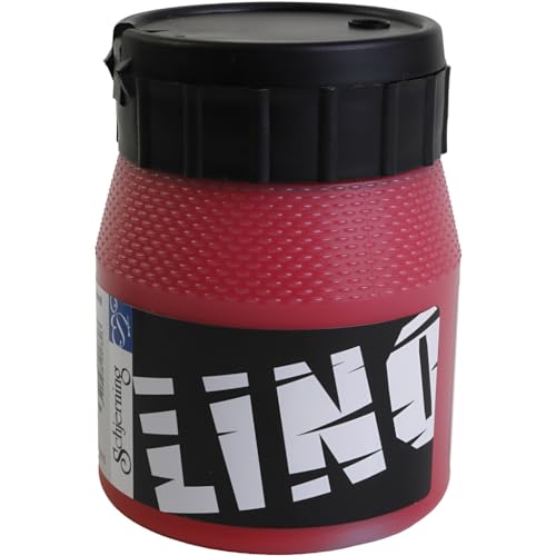 Linoldruckfarbe, rot, 250ml von Creativ