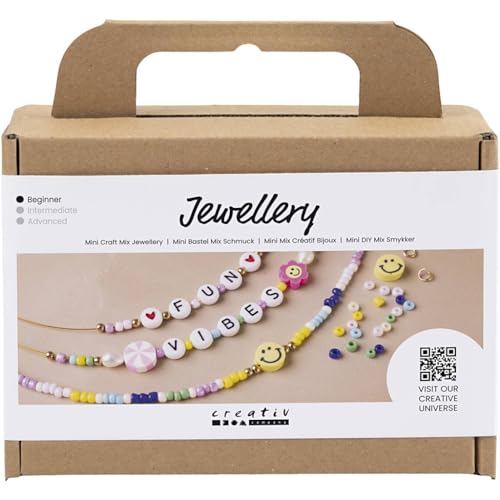 Mini Craft Mix Schmuck, Halsketten, 1 Packung, Black von Creativ