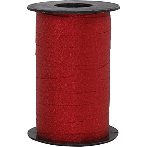 Ringelband B: 10mm rot Glitzer 100m von Creativ