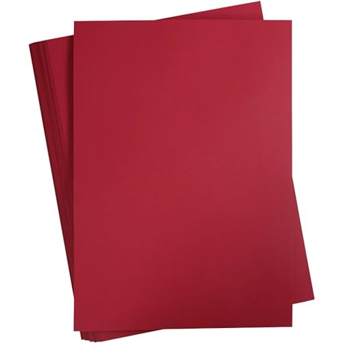 Tonkarton A2 420x600mm 180g weihnachtsrot 100Blatt von Creativ