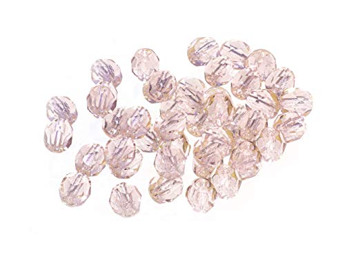 Creative-Beads Glasperle, Schliffperle feuerpoliert, rund, 4mm, 576 Stück lachs von Creative-Beads