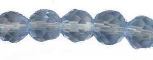 Creative-Beads Glasperle Crystal-Schliffperlen, zum auffädeln, Halsketten, Armband, Ohrringe und Schmuck selbermachen, 8mm Strang, ca. 45 St, light sapphire von Creative-Beads