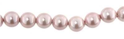 Creative-Beads Perlen Magnetperle extra stark 8mm Strang 40 cm. ca. 50 Stck rose, zum selber machen von Schmuck, Deko und basteln von Creative-Beads