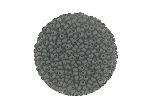 Creative-Beads Rocailles, Glasperlen, 2 6 mm (9-0) mehr als 3000 Perlen, matt, 50gr Beutel von Creative-Beads