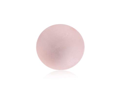 Polarisperlen zum Schmuck selbermachen 14mm matt, 10Stück rosa von Creative-Beads