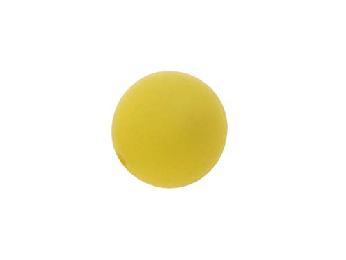 Polarisperlen zum Schmuck selbermachen 16mm matt, 10Stück gelb von Creative-Beads