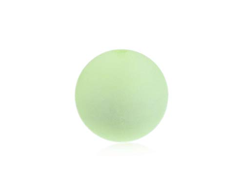 creative-beads Polarisperle matt 20mm, 5Stück, pastell peridot von Creative-Beads