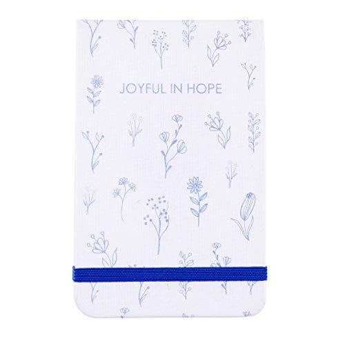 Creative Brands Faithworks Inspirierender gebundener Notizblock in Leinenverpackung, 8,9 x 14,9 cm, Joyful in Hope von Creative Brands