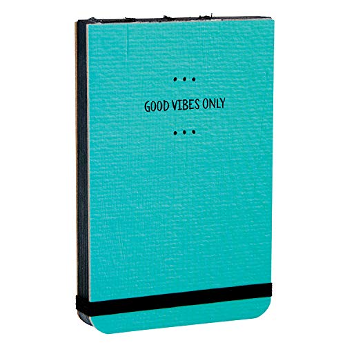 Creative Brands Heartfelt Gifts for Her Collection Notizblock, koptisch gebunden, Hardcover, 7,6 x 12,7 cm, Good Vibes Only von Creative Brands