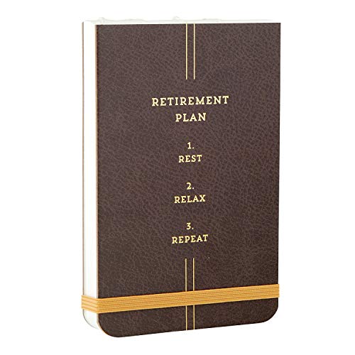 Creative Brands Heartfelt-Retirement Collection Koptischer gebundener Notizblock, 7,6 x 12,7 cm, Rest Relax von Creative Brands