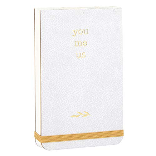 Creative Brands Heartfelt-Wedding Collection Hardcover-Notizblock, 7,6 x 12,7 cm, koptisch gebunden, You Me Us von Creative Brands