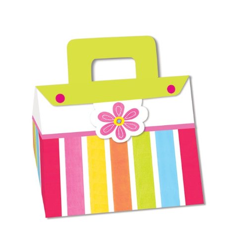 Creative Converting Pink Flower Cheer 4 Stück Geldbörse Leckerli-Boxen von Creative Converting