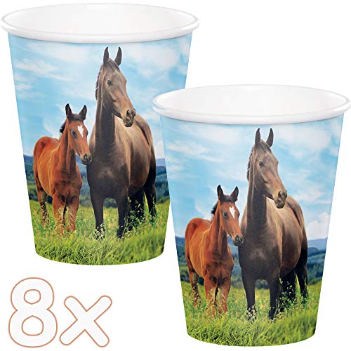 Creative Converting Wildpferd-Becher, 8 Karat von Creative Converting