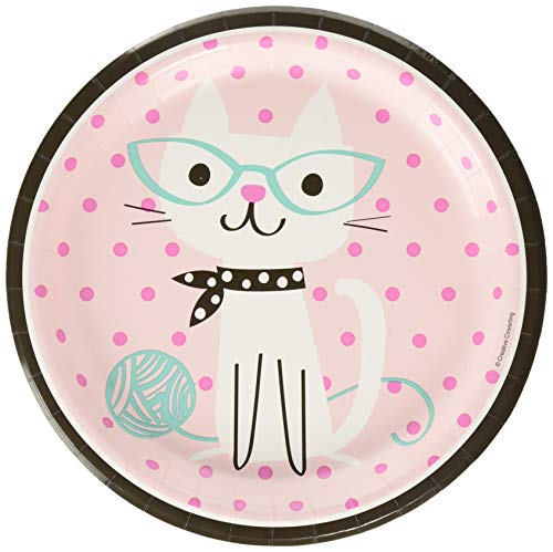 Creative Convertting Teller 23 cm Katzen - PurrFect Party von Creative Converting