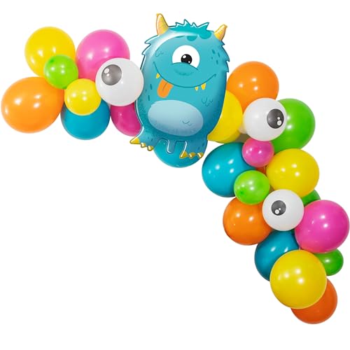 Monsters Ballongirlande-Set, 6 Stück von Creative Converting