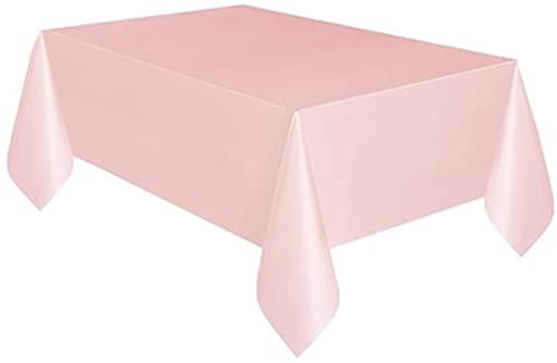 Creative Convertting Tischdecke, Kunststoff, 137 x 274 cm, Rosa Pastell Classic Pink, 8C014016 von Creative Convertting