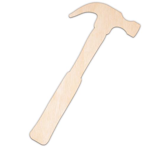 Creative Deco Personalisierte Holzscheiben Anhänger Sperrholz 3mm | Hammer 2 | 5-100 cm | Holz Wanddeko Kinderzimmer | Lasergeschnittene Sperrholzausschnitte für Decoupage, zum Bemalen, Basteln Creative Deco Personalisierte Holzscheiben Anhänger Sperrholz 3mm | Hammer 2 | 5-100 cm | Holz Wanddeko Kinderzimmer | Lasergeschnittene Sperrholzausschnitte für Decoupage, zum Bemalen, Basteln von Creative Deco
