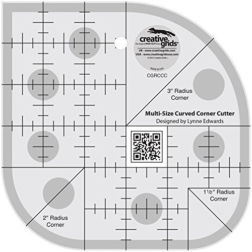 Creative Grids Rutschfestes, gebogenes Eckenschneider-Lineal von Creative Grids