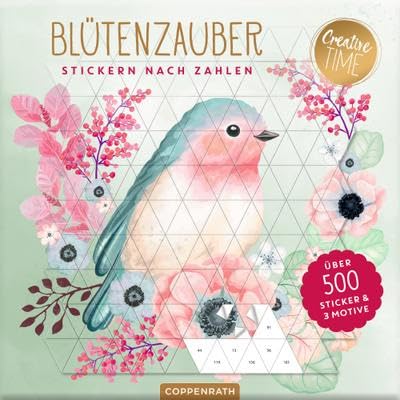 Stickern nach Zahlen Blüten-Zauber von Creative Time