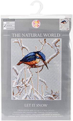 Creative World of Crafts Let it Snow Kreuzstich-Set Stickpackungen, Mehrfarbig von Creative World of Crafts