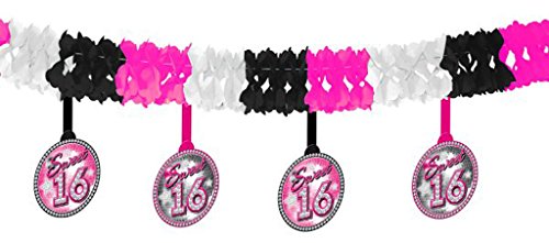 Folat Sweet 16. Papier Girlande Banner von Folat