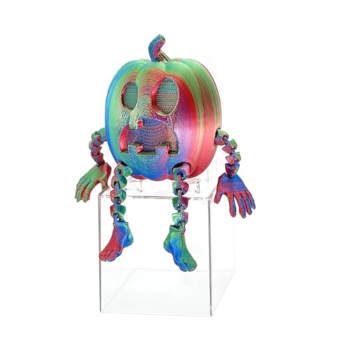 CreativeBlocker 3D Druck Modell- Halloween Kürbis Deko, Kürbis Spielzeug mit Beweglichem Gelenk, Halloween Dekorationen, Halloween Geschenke, Scherzartikel von CreativeBlocker