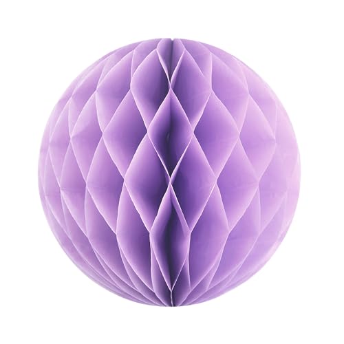 1 Wabenball 20cm ( flieder 462H ) // Wabenkugel Honeycomb Hänge Deko Ballon Laternen Aufhänger Waben Bälle Papier Pompons Dekoration Geburtstag Party Hochzeit von Creativery