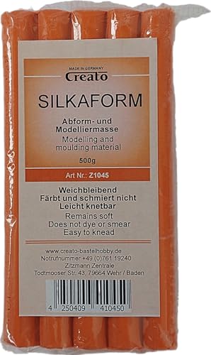 Silkaform - Modelliermasse 500g orange von Creato