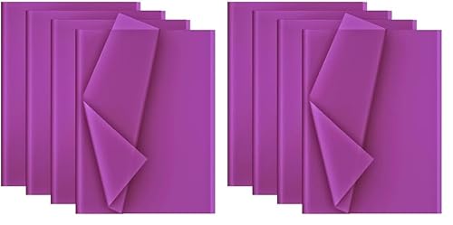 Creavvee Seidenpapier 50x70 cm, Violett 28 Blatt, F7165 (Packung mit 2) von Creavvee