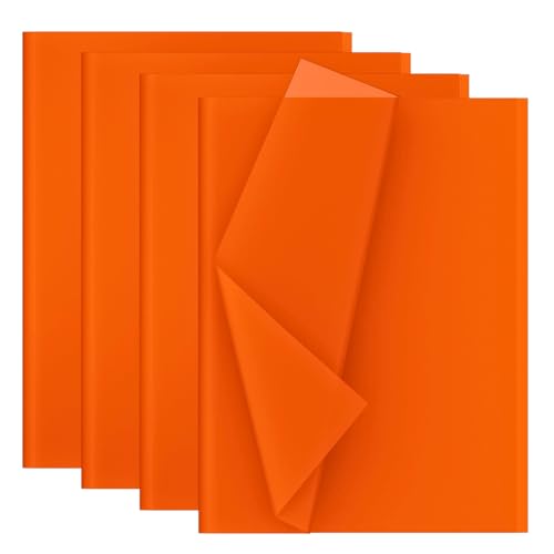 Creavvee Seidenpapier 50x70 cm, Orange 28 Blatt, F7167 von Creavvee