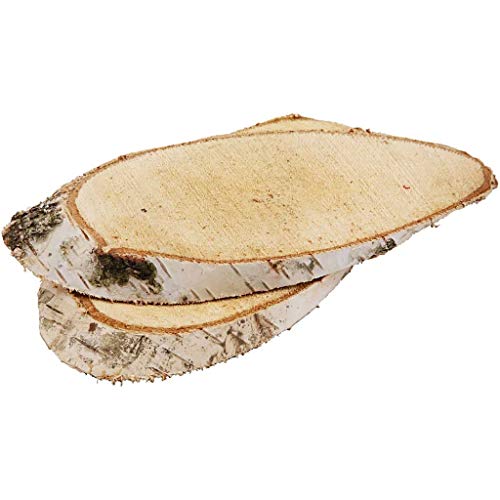 Creotime 567030 Holzscheiben, 15 x 9 cm, 1er Pack (1 x 7 Stück) von Creativ