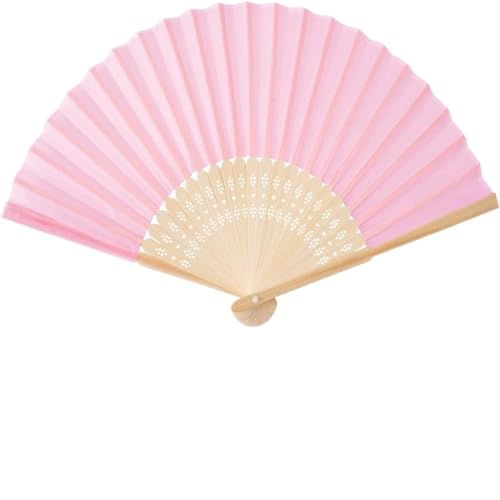 Crepundia Traditioneller Handfächer, 20/80 stücke Personalisierte Hochzeit Handgemachte Seide Fans Hochzeit und Party mit Organza Taschen Hochzeit(8006,20 Pcs) von Crepundia