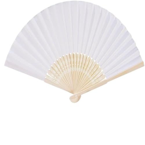 Crepundia Traditioneller Handfächer, 20/80 stücke Personalisierte Hochzeit Handgemachte Seide Fans Hochzeit und Party mit Organza Taschen Hochzeit(801,20 Pcs) von Crepundia