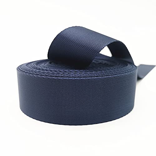 Gurtband Polypropylene 10 Yards 30mm Leinwand Nylon Strap Gurtbandband Nähgurt Taschenband Zubehör(A Blue) von Crepundia