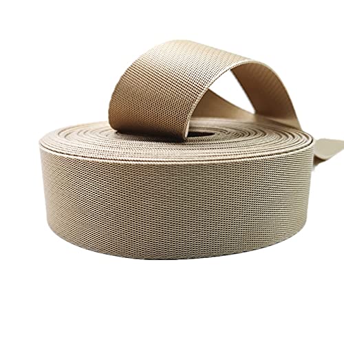 Gurtband Polypropylene 10 Yards 30mm Leinwand Nylon Strap Gurtbandband Nähgurt Taschenband Zubehör(Khaki) von Crepundia