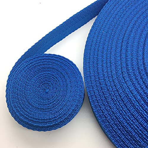 Gurtband Polypropylene 10 Yards 38mm Breitband Nylon Gurtband Rucksack Umreifungssicherheitsgürtel(Blue) von Crepundia