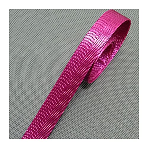 Gurtband Polypropylene 10 meter Grabbone 20mm Nylon Gurtband Bänder Hundekragen Rucksack Rucksack Strap Gürtelband BIAS Bindung DIY Nähzubehör(12) von Crepundia