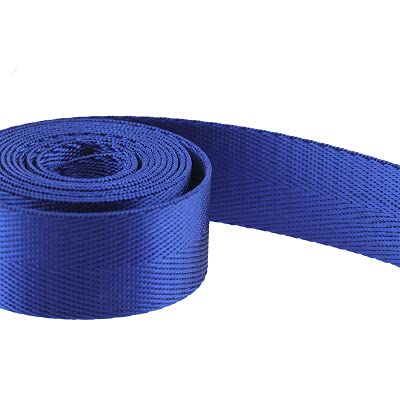 Gurtband Polypropylene 50mm Nylon Gurtband 5 Meter Hohe Zähigkeit Rucksack Strap Hund HundekragenWebbing Band Kleidung Nähband Outdoor Rucksacktasche Teile(Sapphire blue) von Crepundia