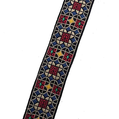 Gurtband Polypropylene 6 yards/lot breit 5 cm gewebtes jacquardband geometrisches totem für Riemen Kleidung zubehör(5) von Crepundia