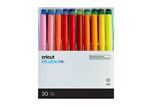 Cricut 2008002 Stück 30 Infusible Ink-Stifte im Set (0,4), (1er Pack) von Cricut