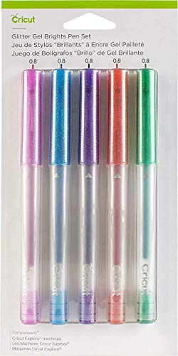 Cricut Glitzer-Gelstift-Set, leuchtende Farben (5 Stück) von Cricut