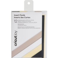 Cricut Joy Doppelkarten mit Einleger & Umschlägen "Insert Cards", 10,7 cm x 13,9 - Neutrals/Black von Cricut