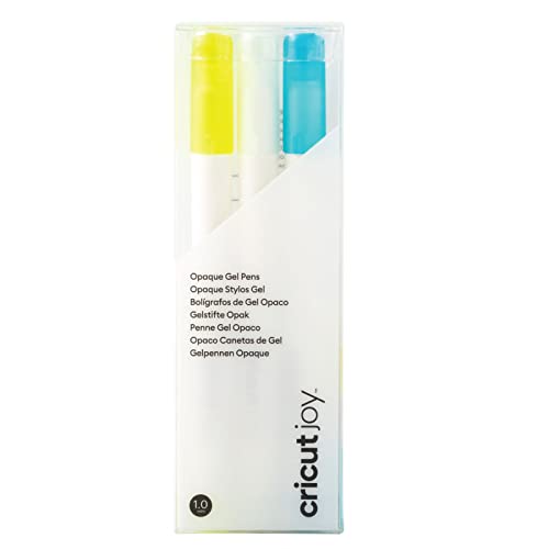 Cricut Joy Opaque Gel Pen Set | White, Blue, Yellow | Medium Point 1.0mm | 3-pack | For use with Cricut Joy von Cricut